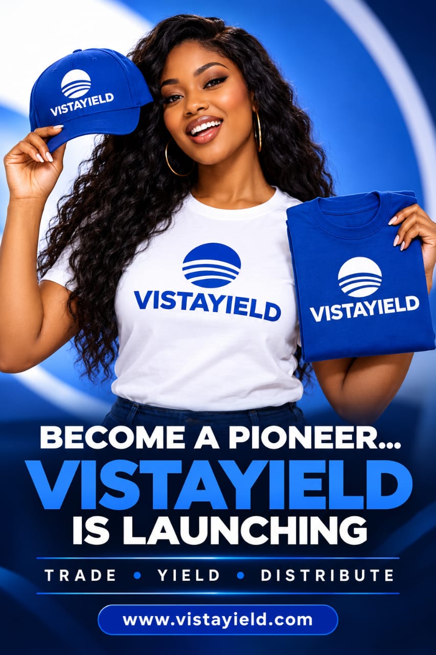 VistaYield community member holding brand merchandise